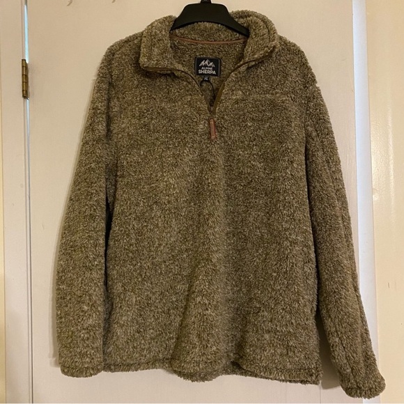 Shearling Women's Brown Zip-Up Jacket - Picture 1 of 4